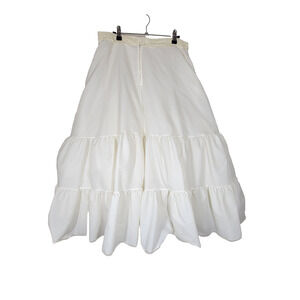 Vintage Wedding Dress Skirt Slip 1960s Womens Lace Victorian Ivory Lagenlook